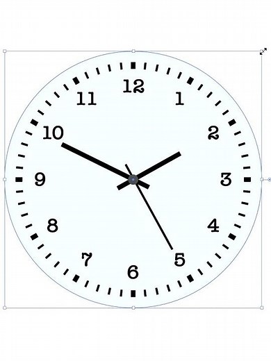 Wall Clock Design ⏰️ How to Draw #illustrator #shorts #vectordesign #tutorial