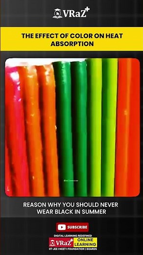 🔥 Does Color REALLY Affect Heat Absorption? The Science Behind It! 🌡️ #shorts #shortsfeed