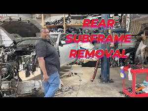 #2008 infiniti G35 rear subframe removal