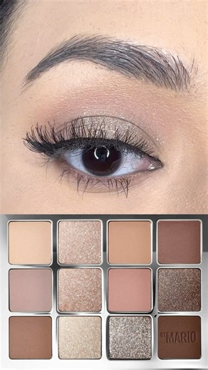 Easy silver shimmer eyes #softglamlook #makeup #eyemakeuptutorial #eyeshadow #makeuptutorial
