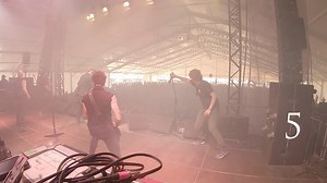 8.3K views · 256 reactions | Messing with our crew at Sweden Rock Festival 藍藍藍 #TRA #theravenage #tour #livemusic #altmusic #bloodomen #swedenrockfest #europe #funny #fyp #banter #unluckymate #comedy #funny #funnyvideos #hellodarknessmyoldfriend | The Raven Age | Facebook
