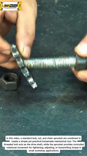 Ingenious DIY Chain Sprocket Tool Made from a Bolt! Simple Workshop Hack