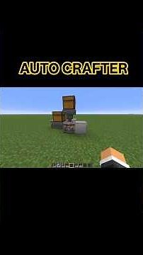 Redstone Auto Crafter Tutorial #minecraftshorts