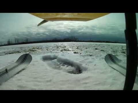 R/C Senior Telemaster flying on a cold day in Buffalo