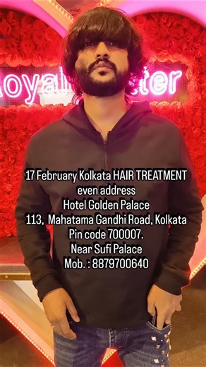 Salman Hair Treatment | Hair treatment ganjepan problem solve 🧑‍🦲 Hotel Golden Palace 113, Mahatama Gandhi Road, Kolkata Pin code 700007. Near Sufi Palace Mob. :... | Instagram