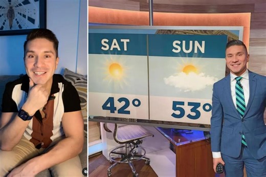 Ex-NYC weatherman fired in nude photo scandal does his own forecasts from home during ‘hard reset’