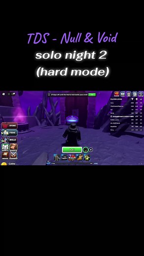 Solo Night 2 Hard Mode Gameplay in Tower Defense Simulator