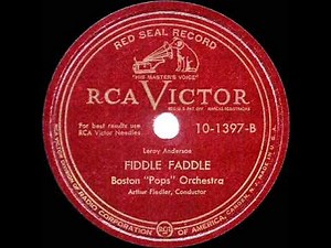 1948 HITS ARCHIVE: Fiddle Faddle - Boston Pops (1st recorded version)