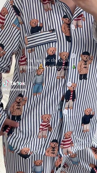✨🍂How cuuute are these little bears >>>> absolutely my forever pj set till 2026 ! #pjset #pajamas #sleepwear #blackfriday #cozyathome