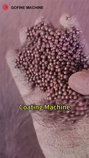 Liquid spraying & powder coating machine for organic and inorganic fertilizer urea granules