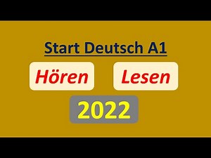 Start Deutsch A1 Hören, Lesen Modelltest 2022 mit Lösung am Ende || Vid - 61