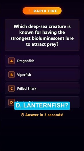 Deep Ocean: What's #1?