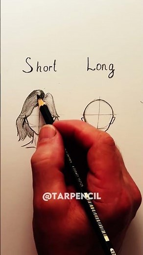 How to draw hair ✏️ #drawing #art #tutorial #howtodraw #shorts #hair