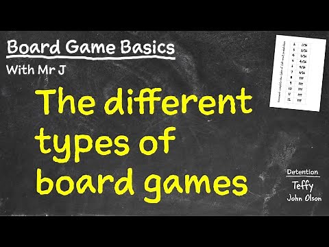 Board game basics - The different types of board games