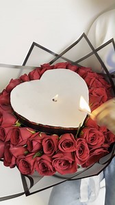 Exclusive Fire-Reveal Valentine Rose Bouquet https://www.kapruka.com/buyonline/will-you-be-my-valentine-fire-/kid/flowers00t2074 | Kapruka