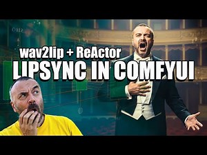 LipSync in ComfyUI with ReActor and Wav2Lip. Make it work!
