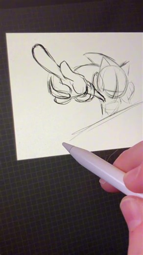 Drawing Sonic as the nightcore dj girl??! #sonicthehedgehog #fanart