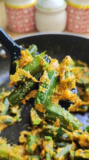 Dahi Bhindi Recipe | Restaurant Style Dahi Wali Bhindi Curry #yshorts #fyp #bhindi