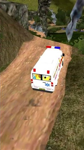 Ambulance 🚑 Emergency jungle Offroad in Bus Simulator Indonesia #shortsfeed #bussimulator #ambulance