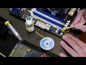 マザーボードの修理動画（SOP交換編）