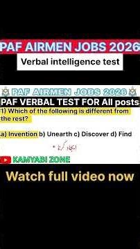 Verbal Intelligence MCQs | Complete Preparation