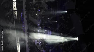 performance of a live classical orchestra in a stadium, performance of classical music