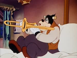 paul allen donald duck trombone trouble animated character acting instruments performance western | #277262 | sakugabooru