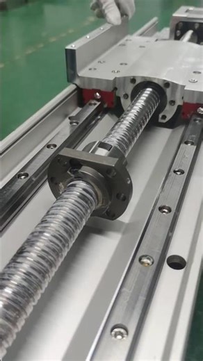 mounting ball screw linear module #linearmotion #linearactuator #linearguide #factory #assembly