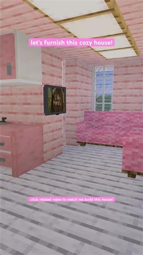Furnish this Cherry Blossom House with me! #Minecraft