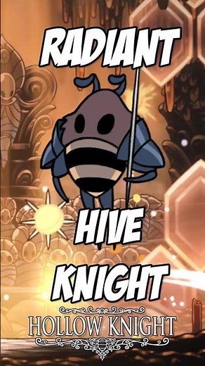 Hollow Knight Radiant Boss Fights - Hive Knight #shorts #hollowknight