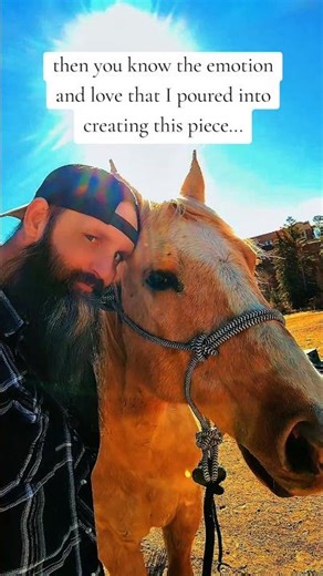 60 hour wood burning art of a horse