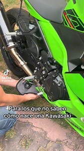 🥹 así nacen las kawasaki | Bikers El Salvador