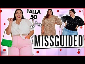 I'm shopping at MISSGUIDED PLUS for the first time! HAUL + REVIEW | Pretty and Olé