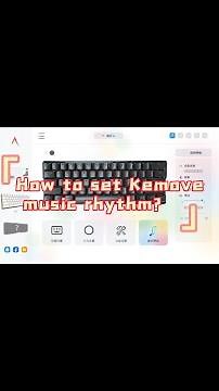 Kemove DK61 Keyboard Music Rhythm Setup Guide #Shorts