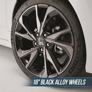 Elevate your presence on the road with the 18" alloy wheels on the New Honda Civic. A bold design to perfectly match a car that makes a statement. Learn more about the Civic today, click on: https://www.honda.com.my/model/civic | Honda Malaysia