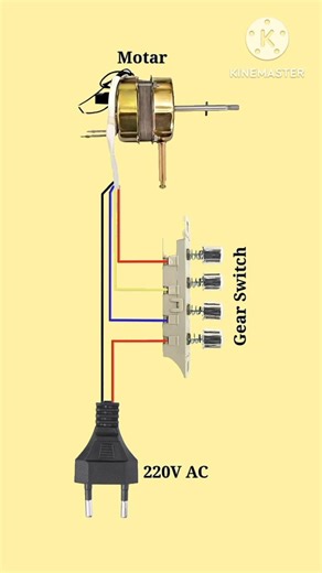 Table Fan Connection Complete Wiring Guide | Table Fan Motor Wiring Easy Method #shorts #electrical