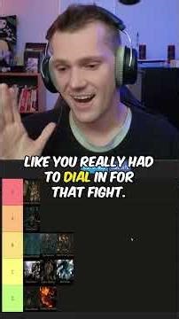 Ranking Ornstein and Smough #tierlist