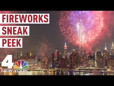 Macy's Fourth of July Fireworks: Sneak Peak of July 4 Show from NYC's Brooklyn Bridge | NBC New York