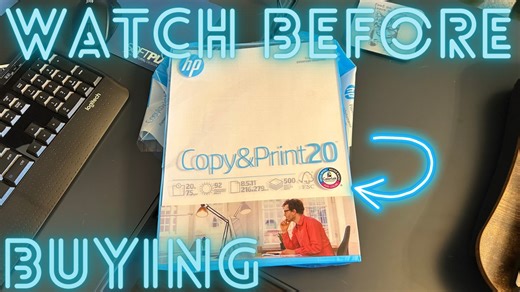 Watch Honest Review, HP Printer Paper on Amazon Live