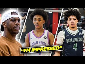 CP3 PULLED Up To EYBL Session 3 & Was IMPRESSED | Darrius Hawkins Jr. & Tyran Stokes SHOW OUT
