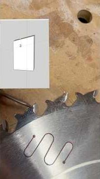 Précision sur l'usure des dents de lame de scie circulaire #woodworking #diy #astuce