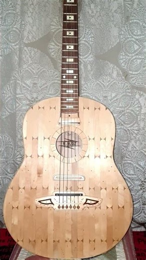 The Old Popsicle Stick Acoustic Guitar.