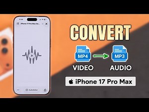 How To Convert Your Video To Audio On iPhone!