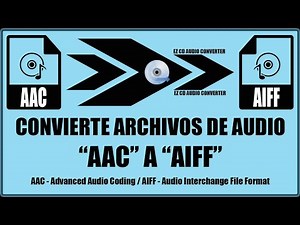 Convertir audio aac a aiff - EZ CD Audio Converter