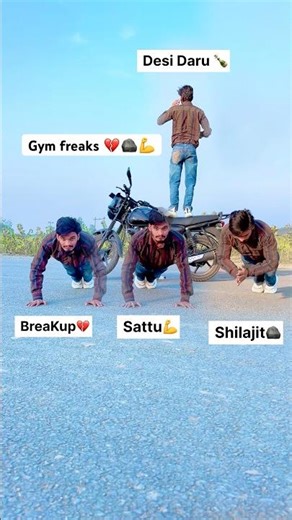 Gym freaks 💔🪨💪 #shorts #gym #ashortaday