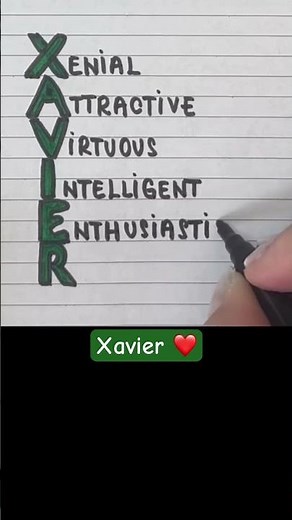 Meaning of the name XAVIER #meaning #name #xavier