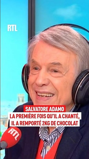 Salvator Adamo sings for the first time