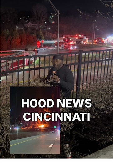 A tanker exploded on 471 ‼️ 🔥 #hoodnews75 #fypage #fyp #newportkentucky