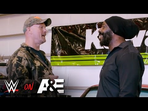 Booker T pays “Stone Cold” a surprise visit: A&E WWE Rivals “Stone Cold” Steve Austin vs. Booker T