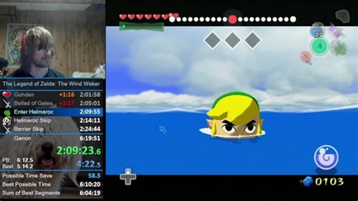 Wind Waker 100% Speedrun No Reset
